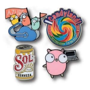 1 1/4" Die Struck Iron Soft Enamel Lapel Pin