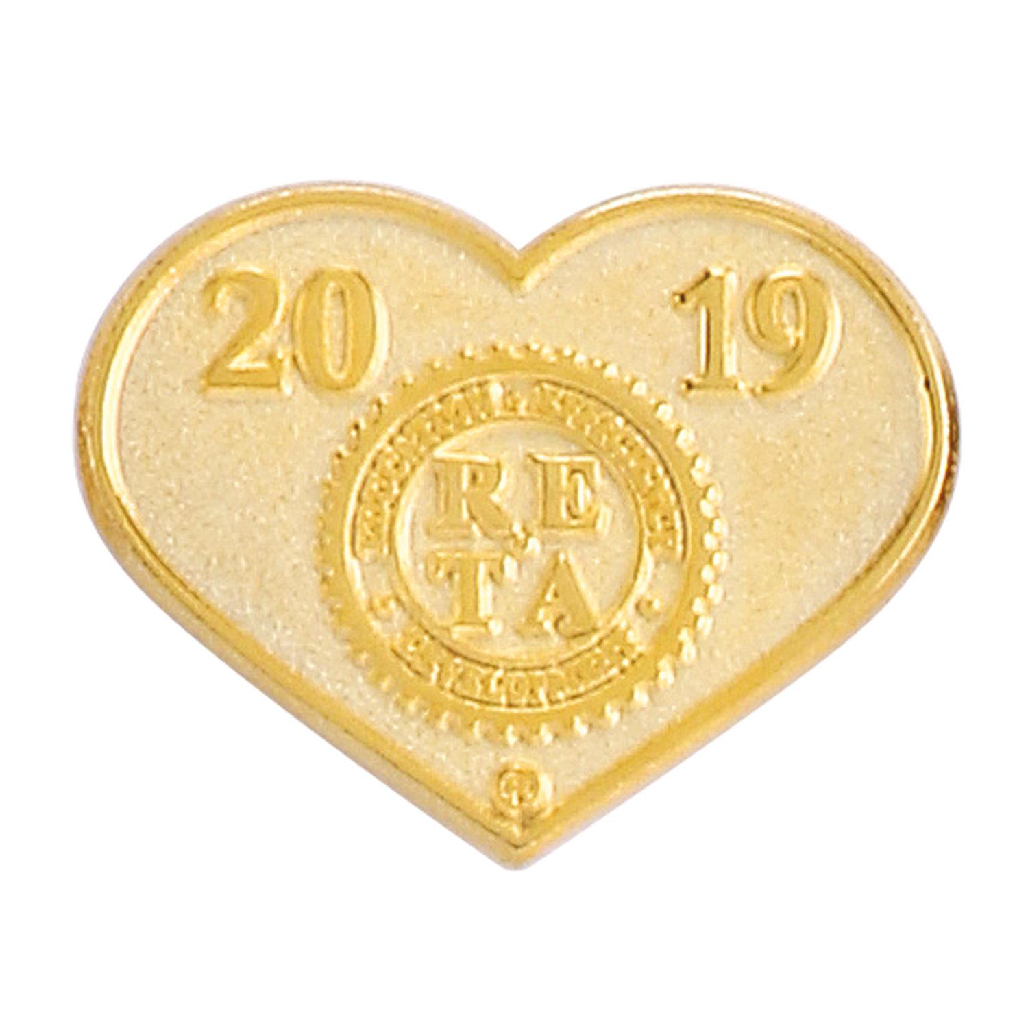 2" Die Struck Sandblast Lapel Pin - 4