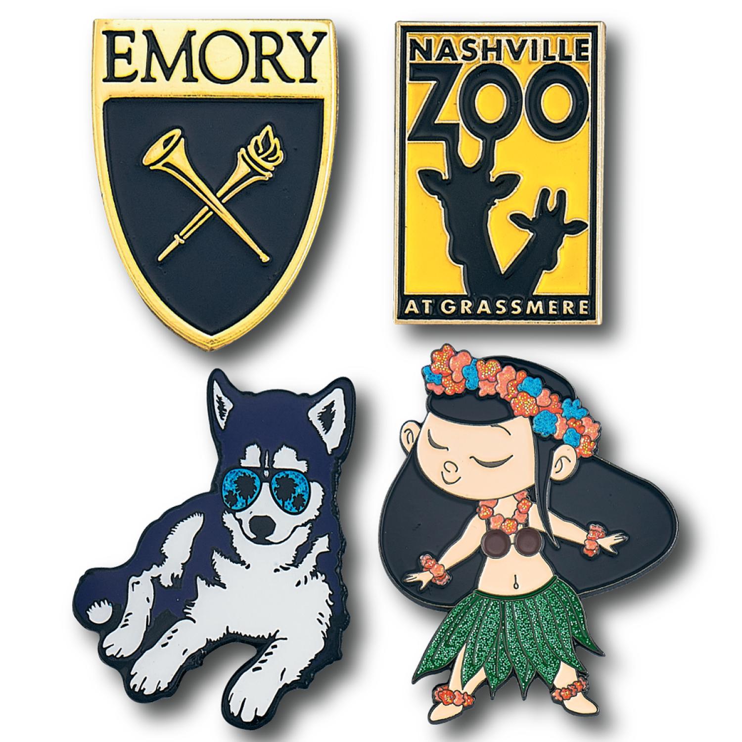 2" Die Struck Soft Enamel Lapel Pin