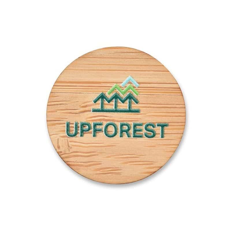 1" Bamboo Lapel Pin - 5