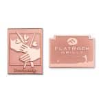 ¾" Die Struck Sandblast Lapel Pin - 5