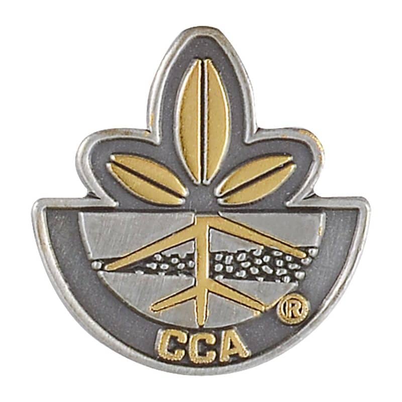 1 7/8" (1.875") Die Struck Antique Lapel Pin - 7