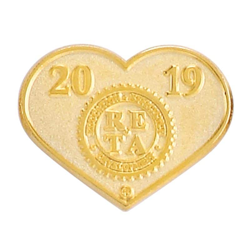 1 7/8" (1.875") Die Struck Sandblast Lapel Pin - 4