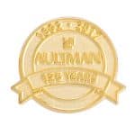 1 7/8" (1.875") Die Struck Sandblast Lapel Pin - 5