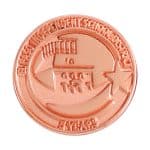 1 7/8" (1.875") Die Struck Sandblast Lapel Pin - 6