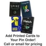 3/4" (0.75") Die Struck ColorMatched Lapel Pin - 1