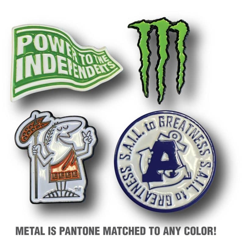3/4" (0.75") Die Struck ColorMatched Lapel Pin