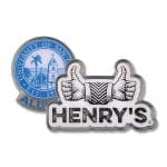 Custom Lapel Pin - 1 3/4" (1.75") Custom Shape Fully Printed - 2