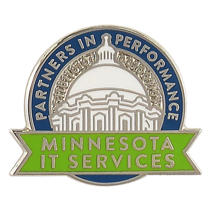 Custom Lapel Pins - 1 1/2" (1.5") Cloisonne Hard Enamel - 6