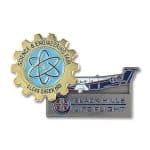 Custom Lapel Pins - 1 1/2" (1.5") Die Struck Iron Soft Enamel - 3