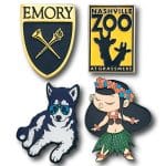 Custom Lapel Pins - 1 1/8" (1.125") Die Struck Soft Enamel