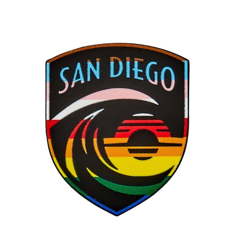Custom Lapel Pins - 7/8" (0.875") Die Struck Iron Soft Enamel + Full Color UV Printing - 4