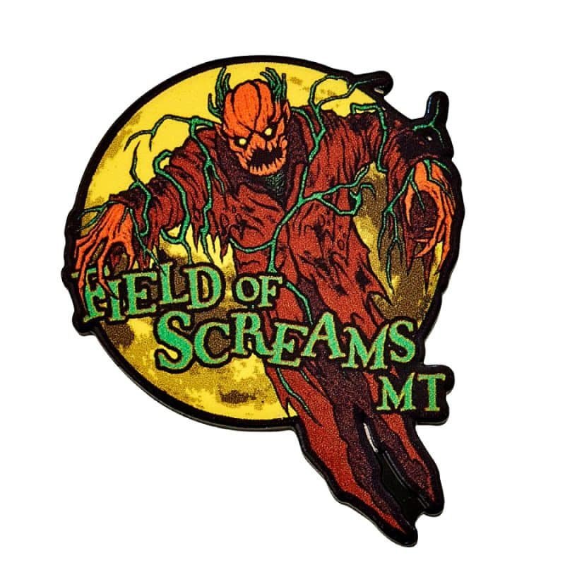 Custom Lapel Pins - 7/8" (0.875") Die Struck Iron Soft Enamel + Full Color UV Printing - 7