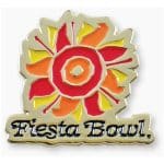 1 1/2" Die Struck Enamel Lapel Pin/ Iron - 1