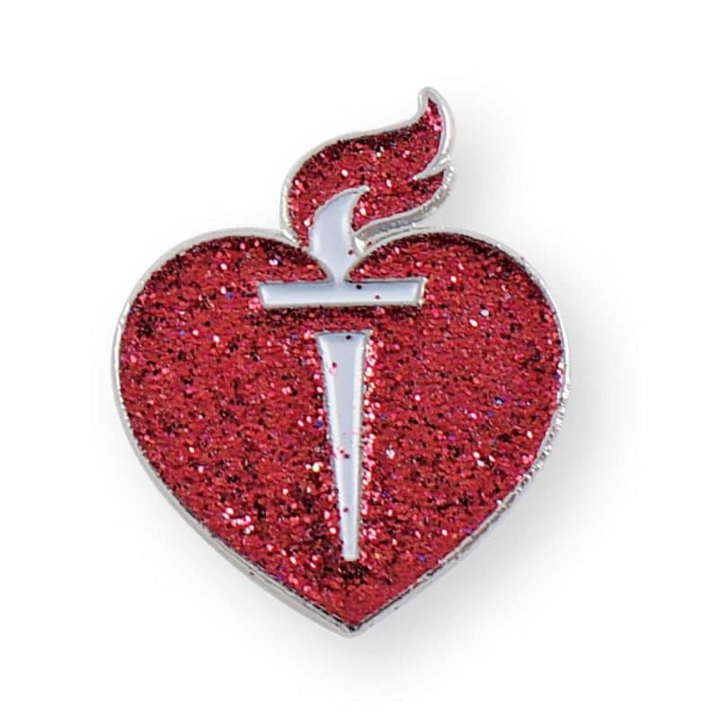 1 1/2" Die Struck Enamel Lapel Pin/ Iron