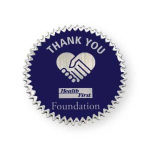 1 1/2" Print Lapel Pins/ Stainless Steel