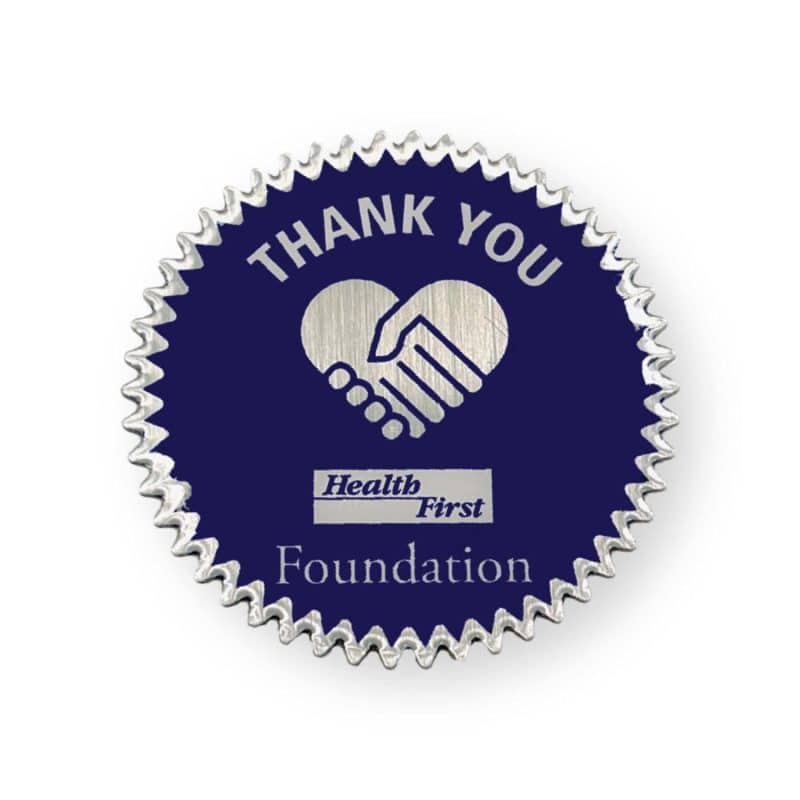 1 1/2" Print Lapel Pins/ Stainless Steel