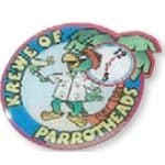 1 1/8" Print Lapel Pins/ Stainless Steel