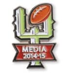 7/8" Die Struck Enamel Lapel Pin/Iron