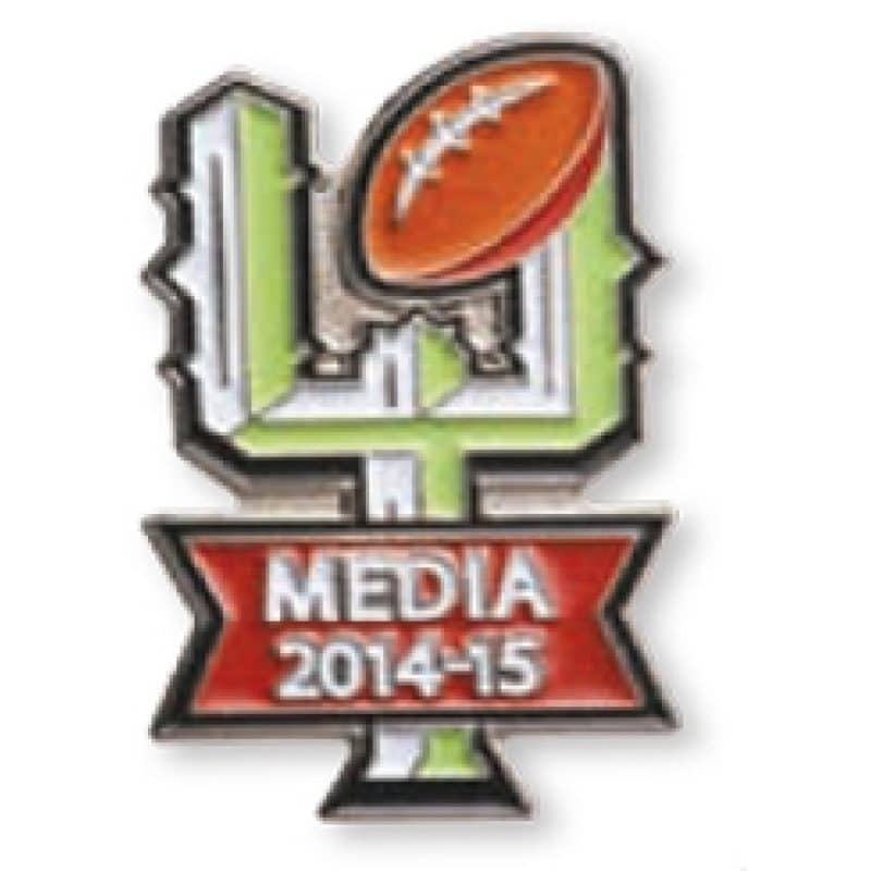 7/8" Die Struck Enamel Lapel Pin/Iron