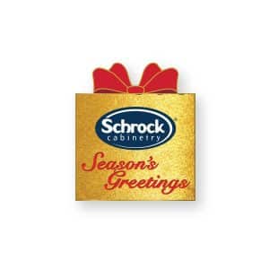 Holiday Gift Box Lapel Pin