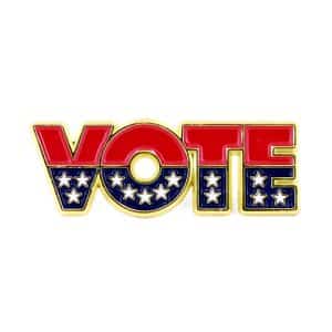 " Vote" Lapel Pin STOCK ITEM
